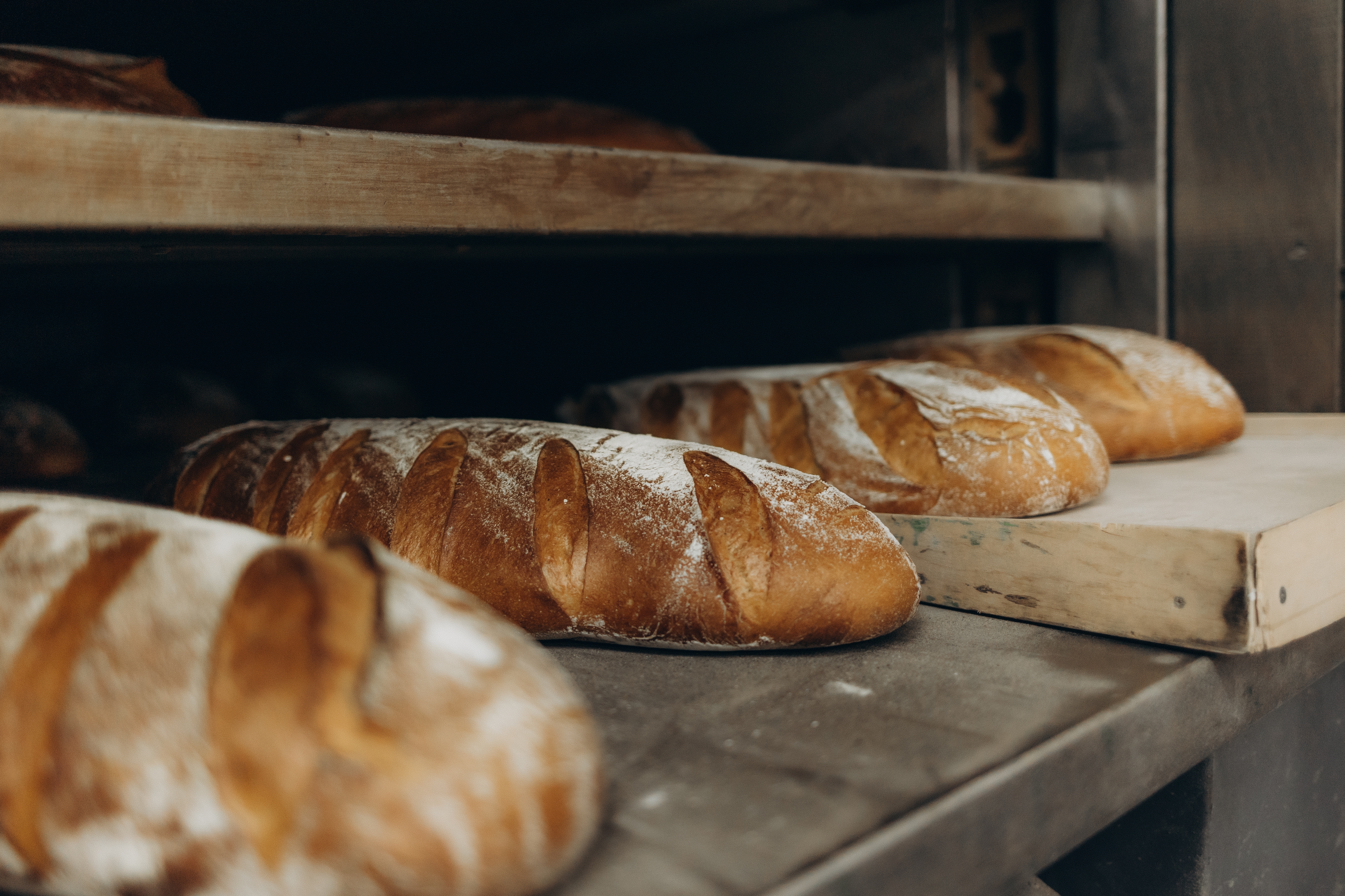 vers brood vanuit de oven